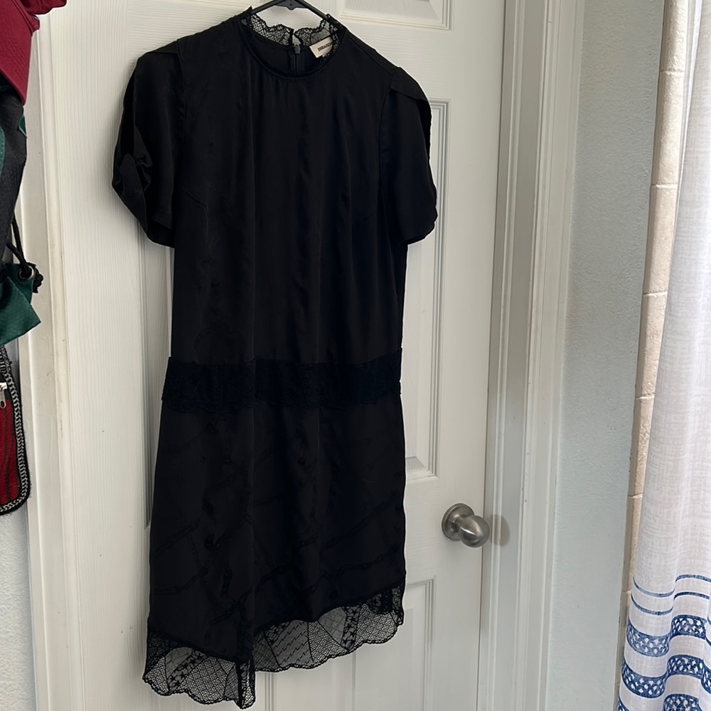 Zadig & Voltaire Roberts Chain Silk Jacquard Dress